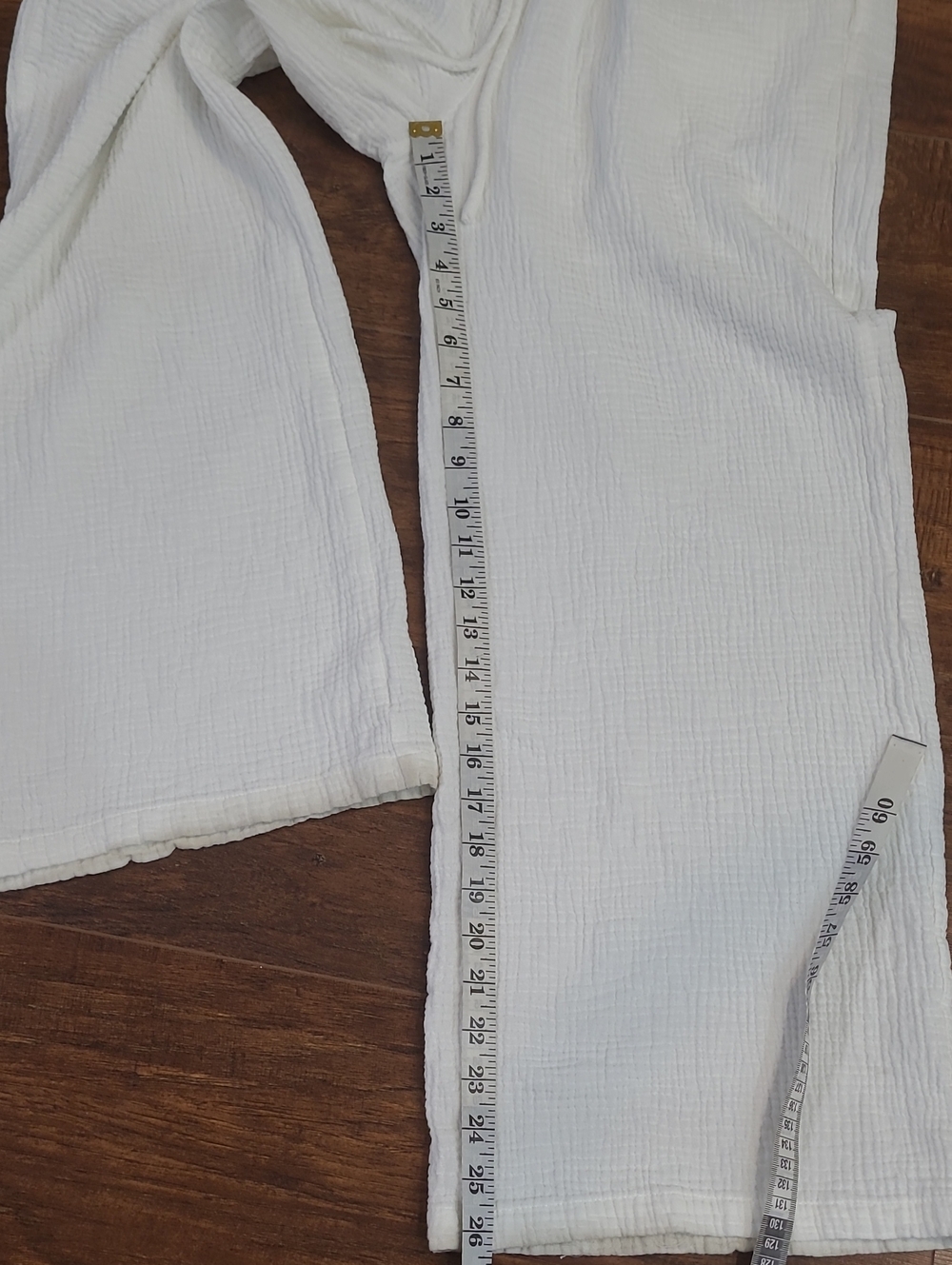 Urban Outfiters White 2ps Set Lightweight Beachy Vacation Gauze 100% Cotton Med - Picture 10 of 14